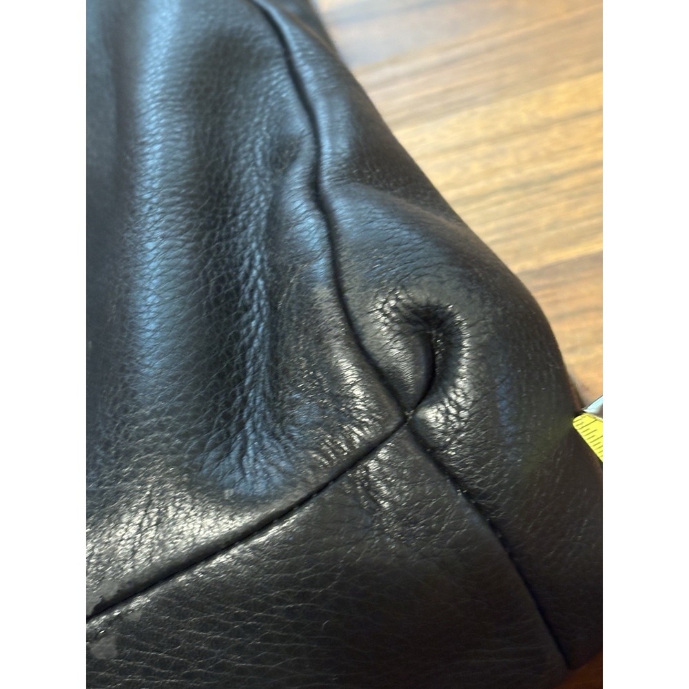 COACH‎ Madison Phoebe Shoulder Bag Hobo Style Leather Purse in Black F35723 - Picture 11 of 16